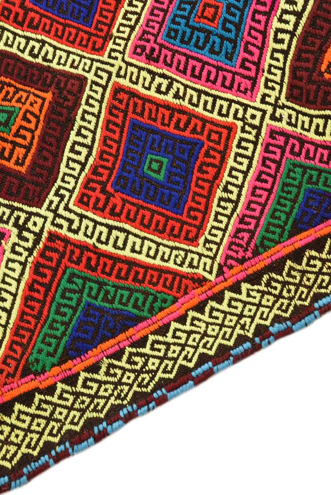 2' 3 x 9' 3 Hand Woven Kilim Fars Wool Runner Rug