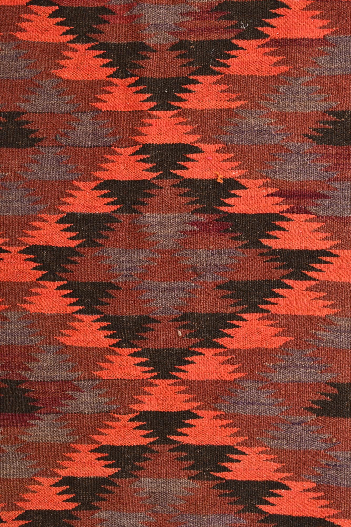 4' 4 x 15' 3 Hand Woven Kilim Fars Wool Runner Rug