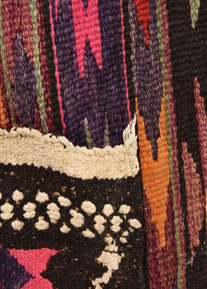 4' 2 x 8' Hand Woven Kilim Fars Wool Runner Rug