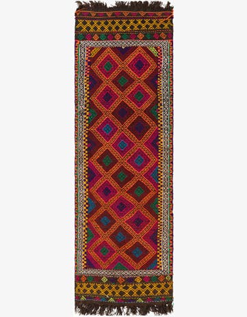 2' 3 x 7' 8 Hand Woven Kilim Fars Wool Runner Rug