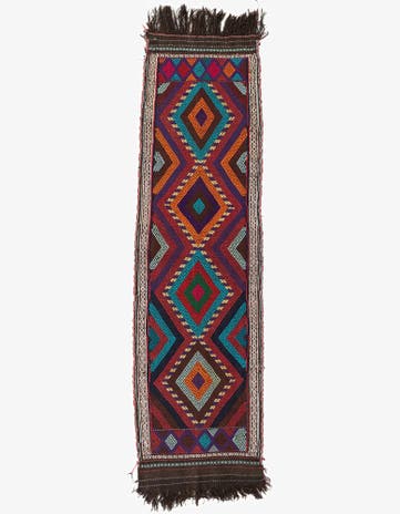 2' 3 x 8' 1 Hand Knotted Kilim Fars Persian Wool Runner Rug