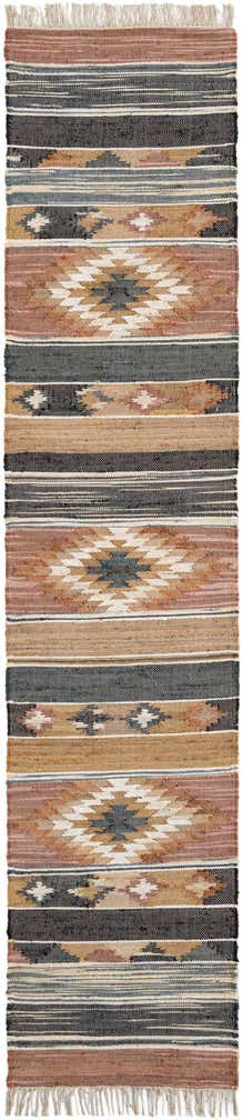 2' 4 x 11' 2 Hand Woven Kilim Jute Runner Rug