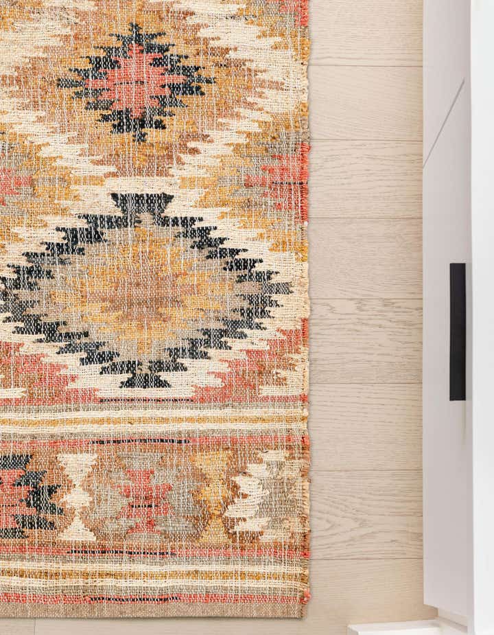 2' x 5' 1 Hand Woven Kilim Jute Runner Rug