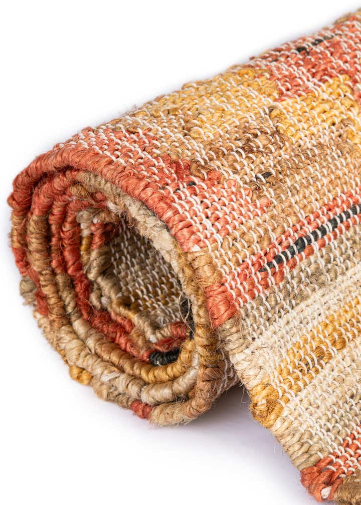 2' x 8' Hand Woven Kilim Jute Runner Rug