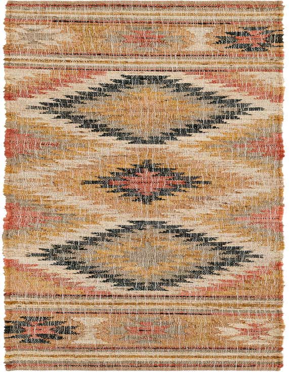 2' x 8' Hand Woven Kilim Jute Runner Rug