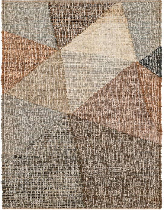 Detail image of 2' 7 x 10' Hand Woven Kilim Jute Runner Rug