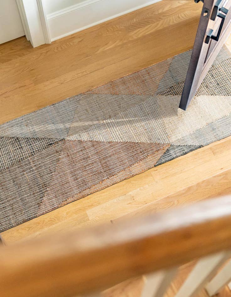 Detail image of 2' x 6' 1  Hand Woven Kilim Jute Runner Rug