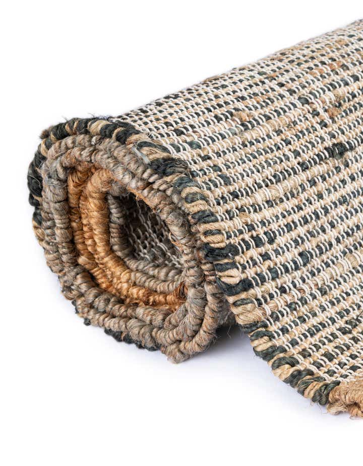 2' x 5' 1 Hand Woven Kilim Jute Runner Rug