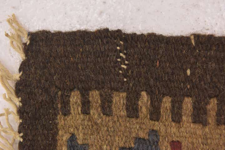 2' x 6' 6 Hand Woven Kilim Maymana Wool Runner Rug