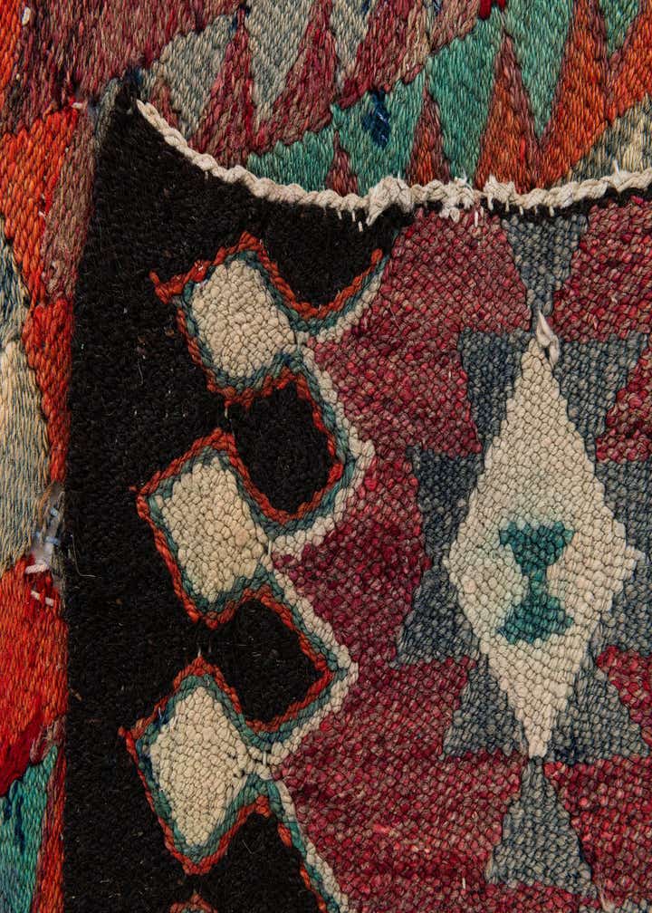 4' 4 x 9' 7 Hand Woven Kilim Maymana Runner Rug
