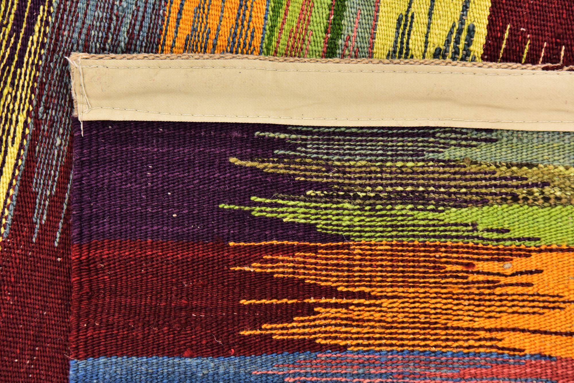 2' 6 x 7' 9 Hand Woven Kilim Modern Wool Runner Rug