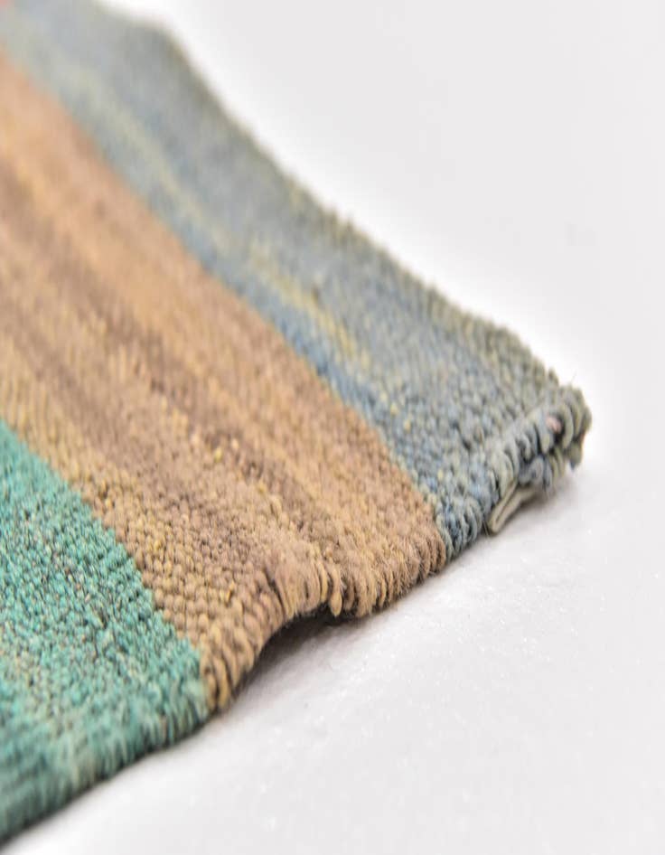 Detail image of 2' 8 x 9' 9  Hand Woven Kilim Modern Wool Runner Rug