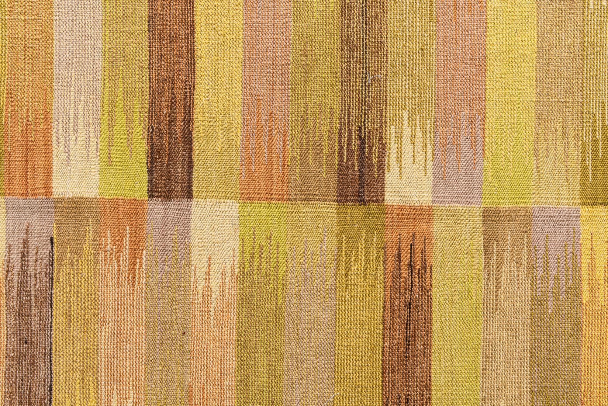 2' 6 x 9' 8 Hand Woven Kilim Modern Wool Runner Rug