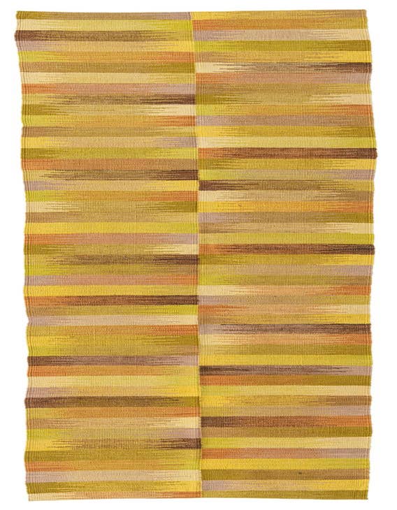 Detail image of 2' 6 x 9' 8 Hand Woven Kilim Modern Wool Runner Rug