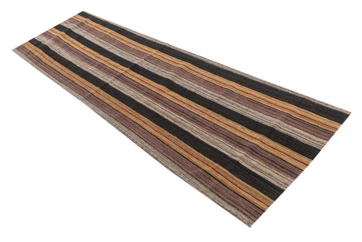 2' 8 x 9' 4 Hand Woven Kilim Modern Wool Runner Rug