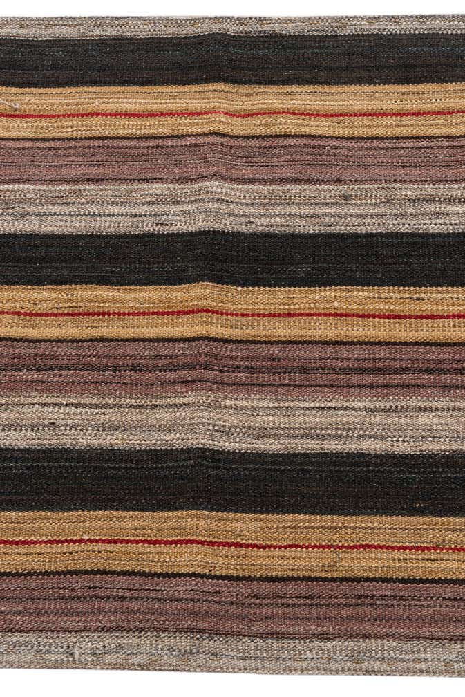 2' 8 x 9' 4 Hand Woven Kilim Modern Wool Runner Rug