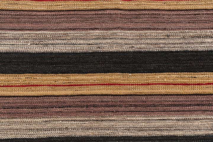 2' 8 x 9' 4 Hand Woven Kilim Modern Wool Runner Rug
