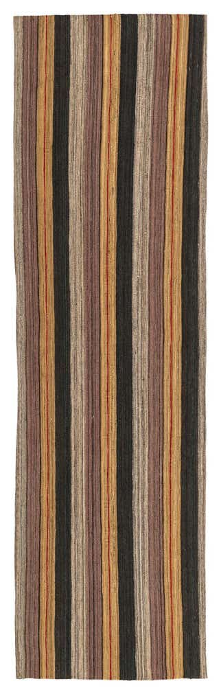 2' 8 x 9' 4 Hand Woven Kilim Modern Wool Runner Rug