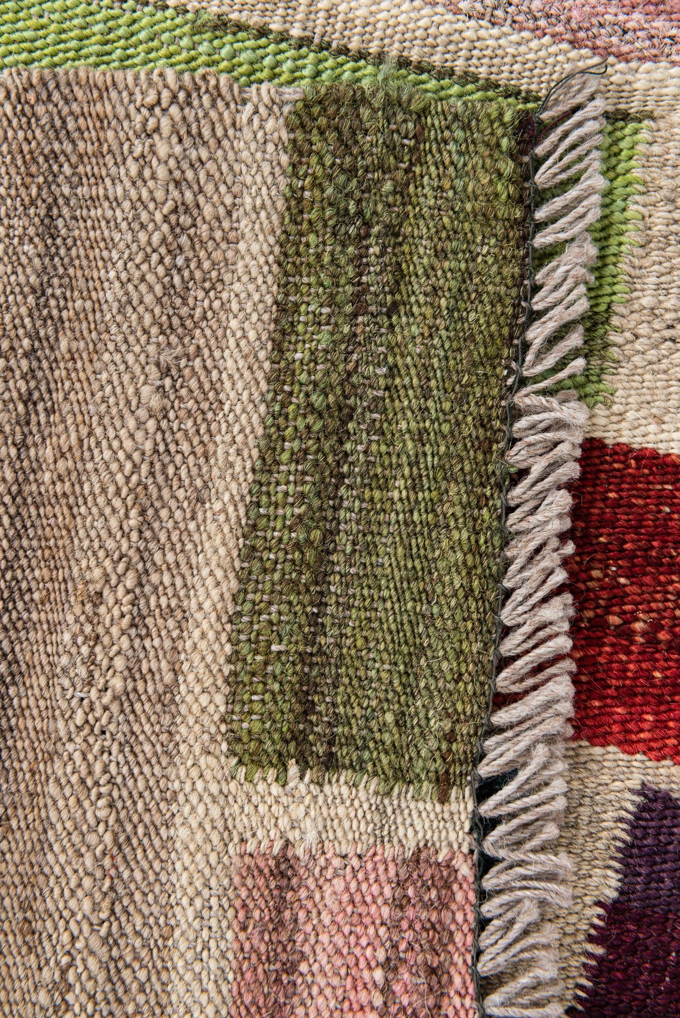 2' 6 x 9' 7 Hand Woven Kilim Modern Wool Runner Rug