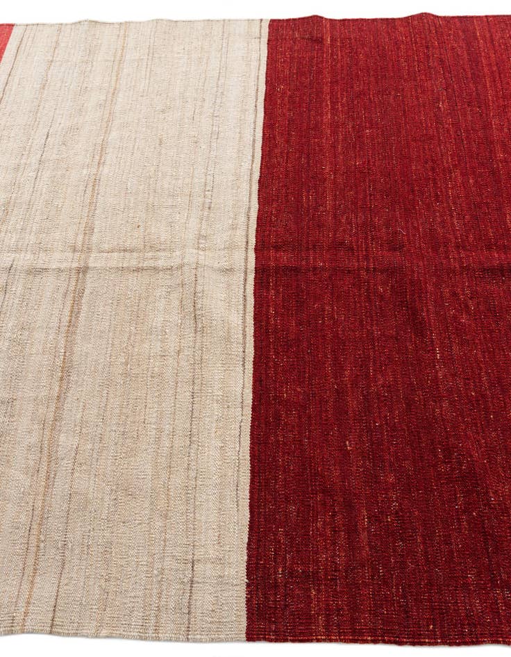 Detail image of 5' x 13' 4  Hand Woven Kilim Modern Wool Runner Rug