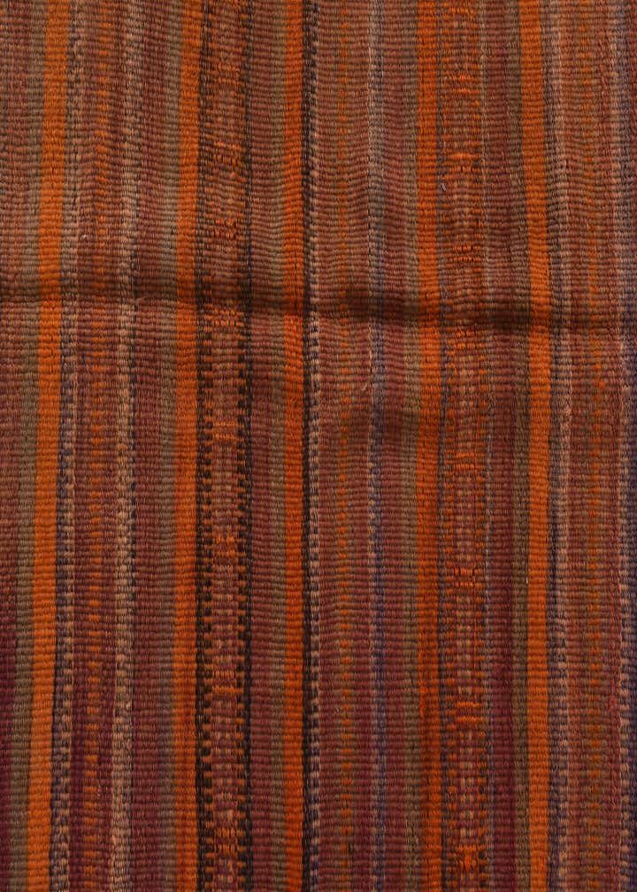 3' 9 x 11' Hand Woven Kilim Modern Wool Runner Rug