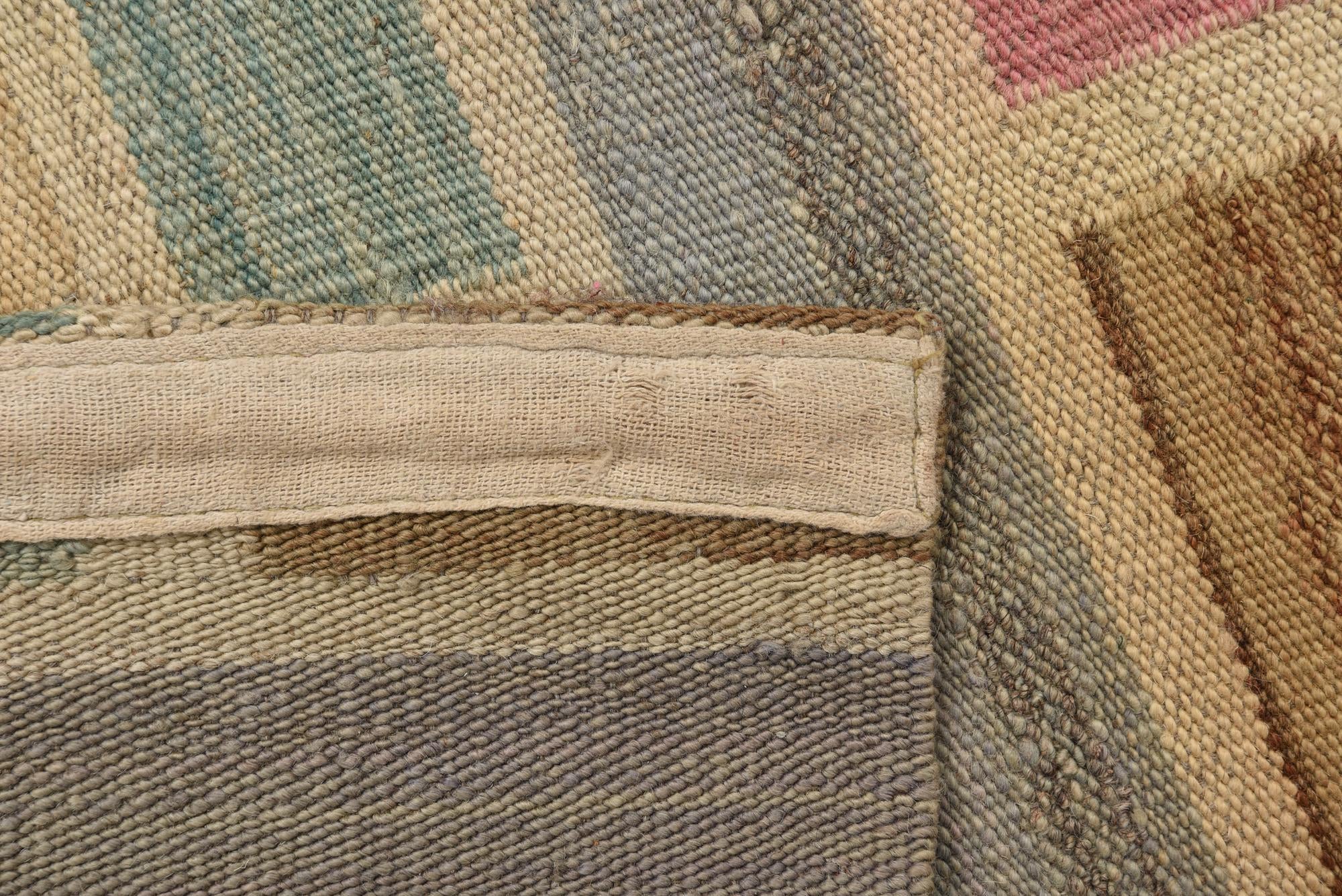 2' 4 x 11' 10 Hand Woven Kilim Modern Wool Runner Rug