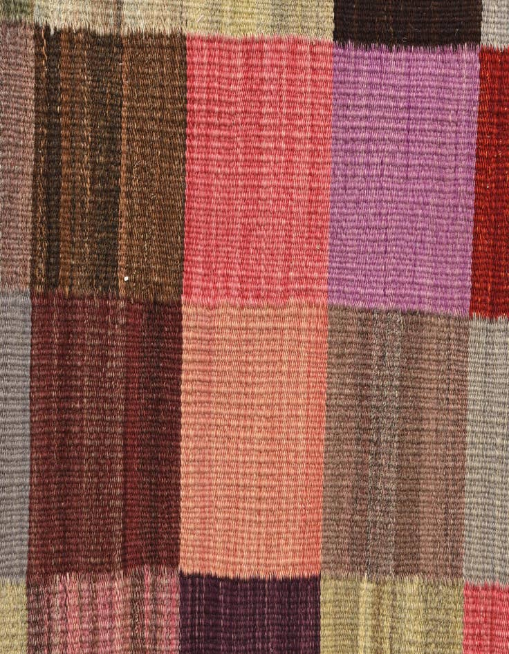 Detail image of 2' 8 x 6' 7  Hand Woven Kilim Modern Wool Runner Rug