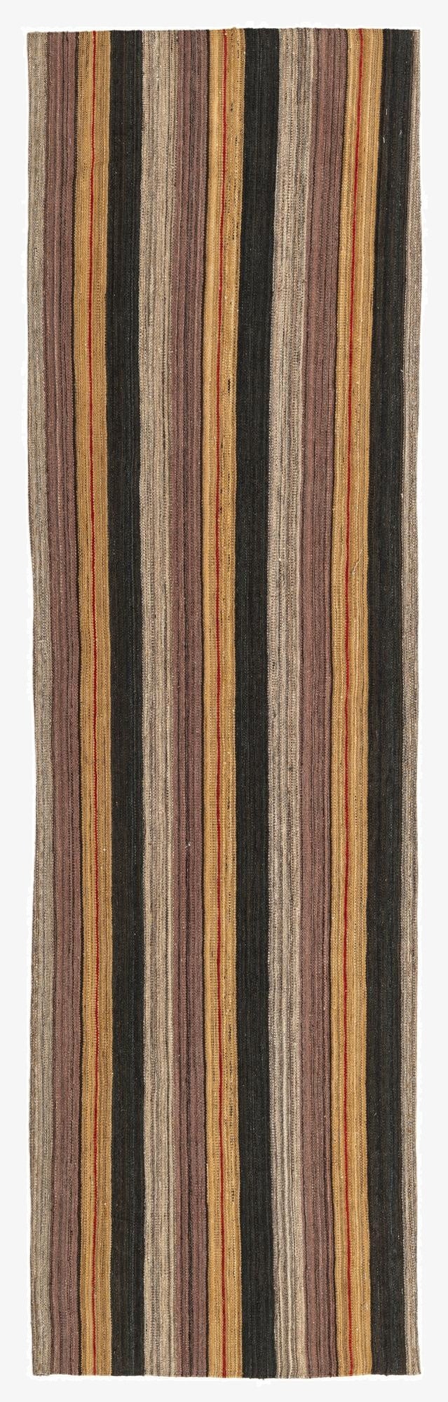 2' 8 x 9' 4  Hand Woven Kilim Modern Wool Runner Rug