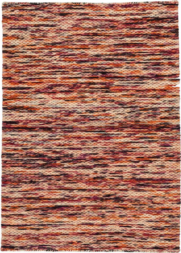2' 4 x 4' 7 Hand Knotted Lana New Zealand Wool Runner Rug