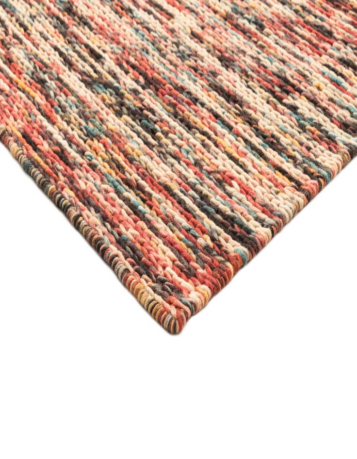 Detail image of 2' 4 x 4' 7 Hand Knotted Lana New Zealand Wool Runner Rug