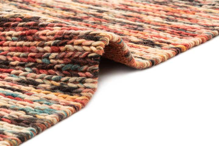 2' 4 x 4' 7 Hand Knotted Lana New Zealand Wool Runner Rug