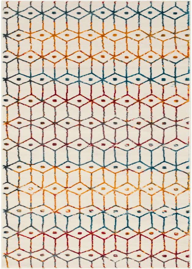 3' x 10' Lattice Trellis Runner Rug