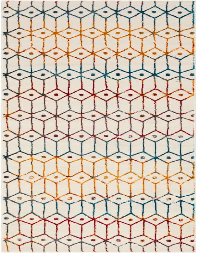 3' x 10' Lattice Trellis Runner Rug