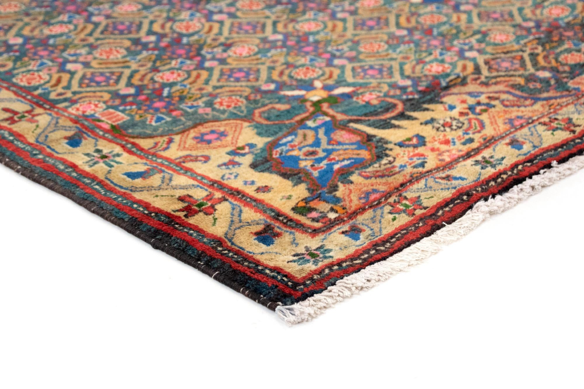 4' 6 x 9' 7 Hand Knotted Liliyan Persian Wool Runner Rug