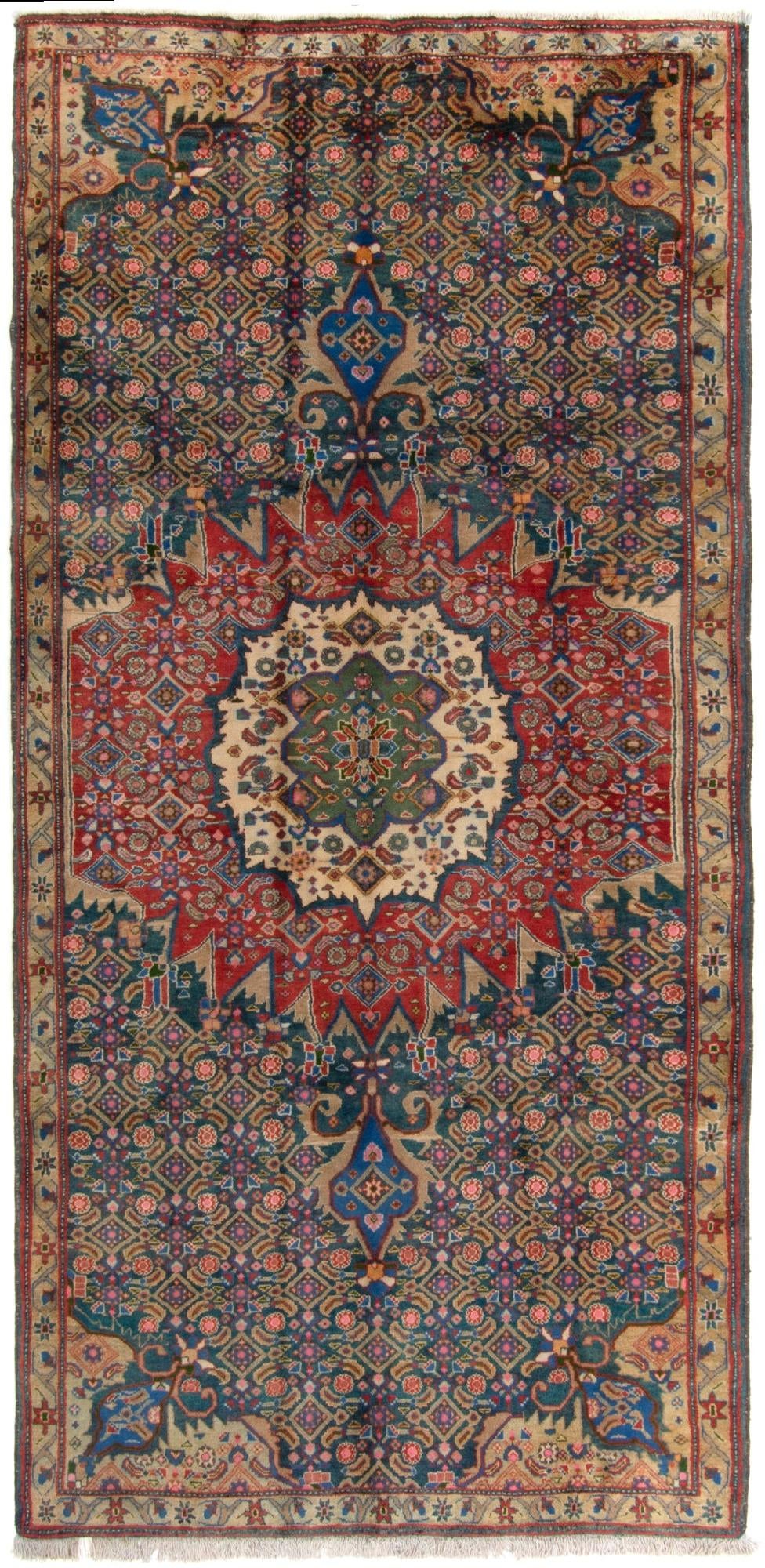 4' 6 x 9' 7 Hand Knotted Liliyan Persian Wool Runner Rug
