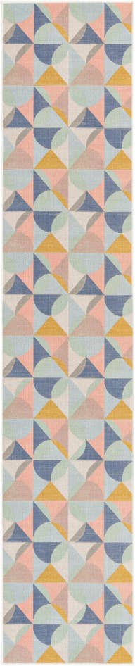 Detail image of 2' x 10' Lotus Runner Rug