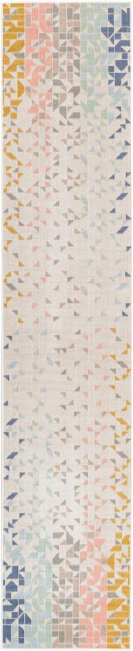 Detail image of 2' x 10' Lotus Runner Rug