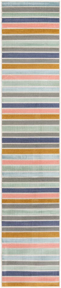 Detail image of 2' x 10' Lotus Runner Rug