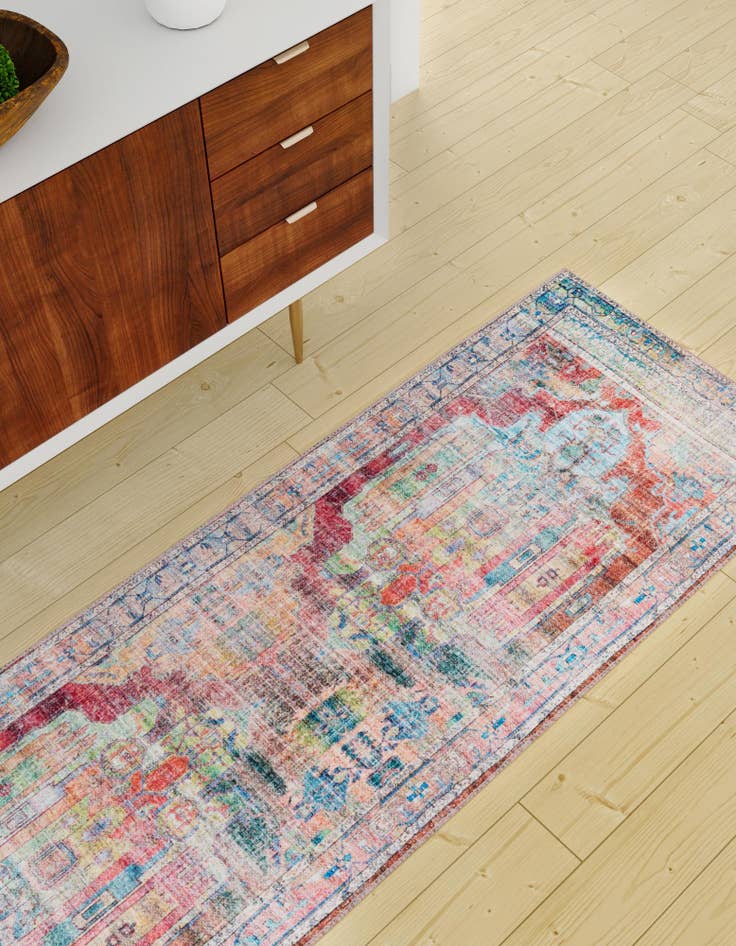 Detail image of 2' 7 x 13' Washable Maahru Runner Rug