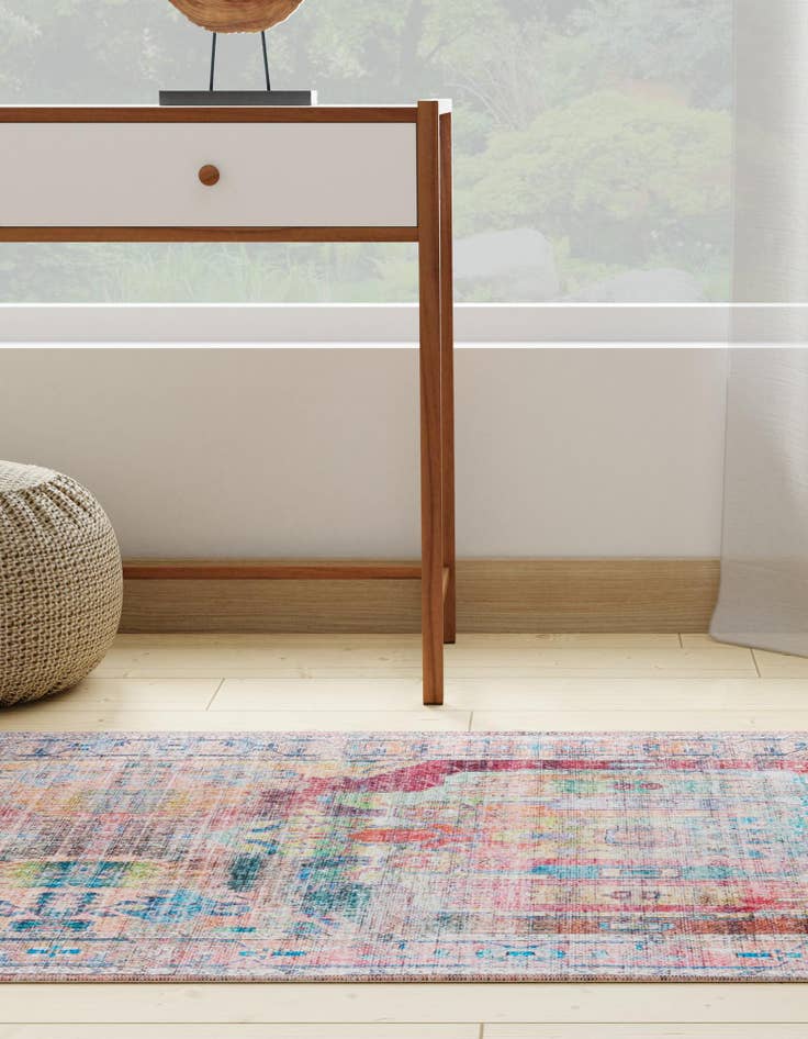 Detail image of 2' 7 x 13' Washable Maahru Runner Rug