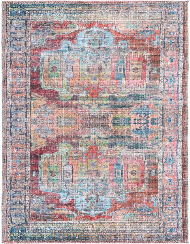 Detail image of 2' x 6' Washable Maahru Runner Rug