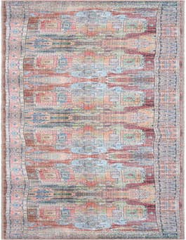 Detail image of 2' 7 x 19' 8 Washable Maahru Runner Rug