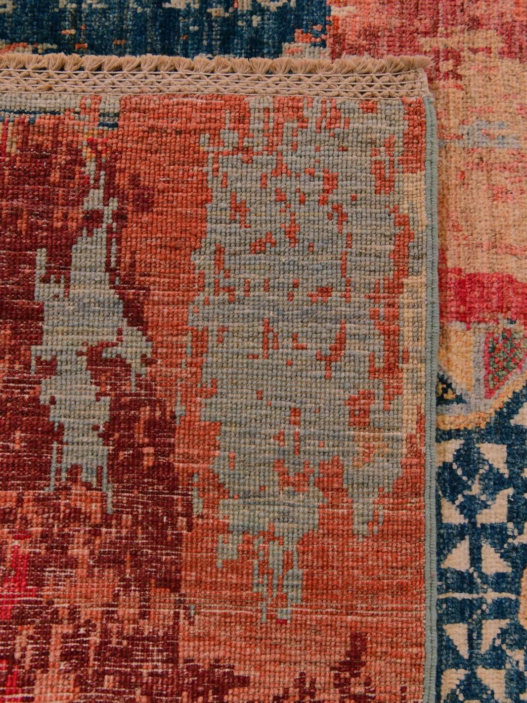 85cm x 305cm Hand Knotted Mamluk Ziegler Runner Rug