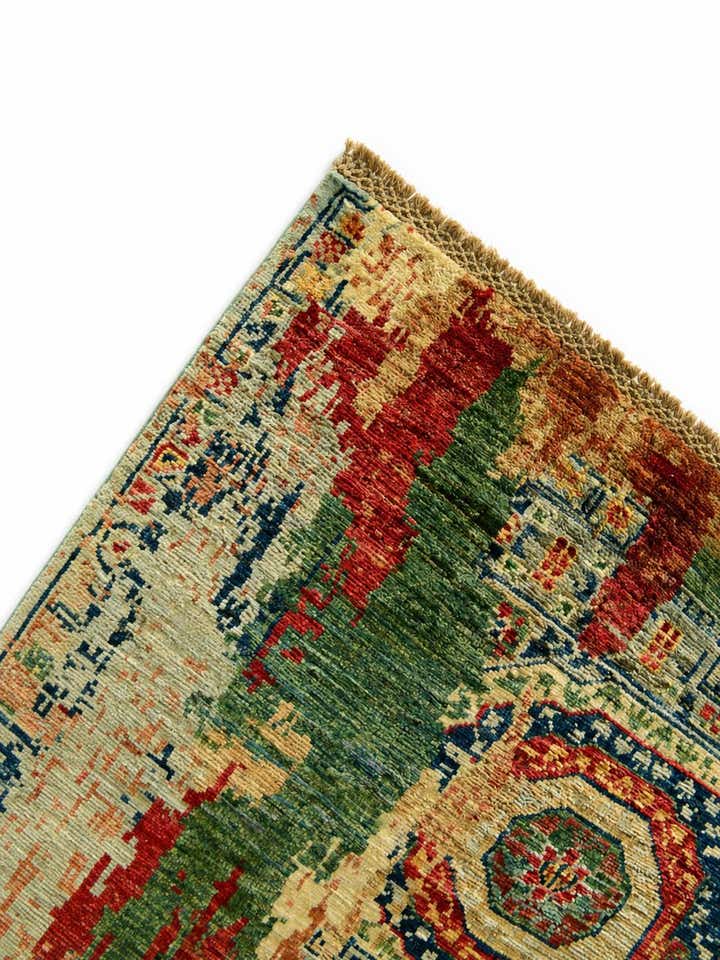 2' 10 x 9' 11 Hand Knotted Mamluk Ziegler Runner Rug