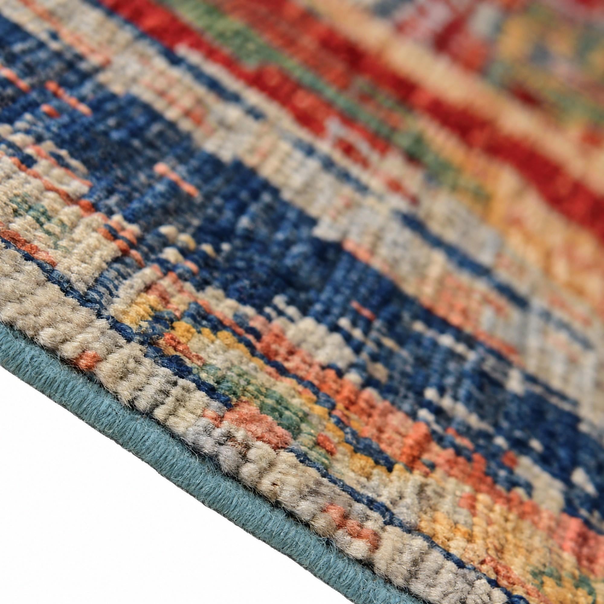 85cm x 305cm Hand Knotted Mamluk Ziegler Runner Rug