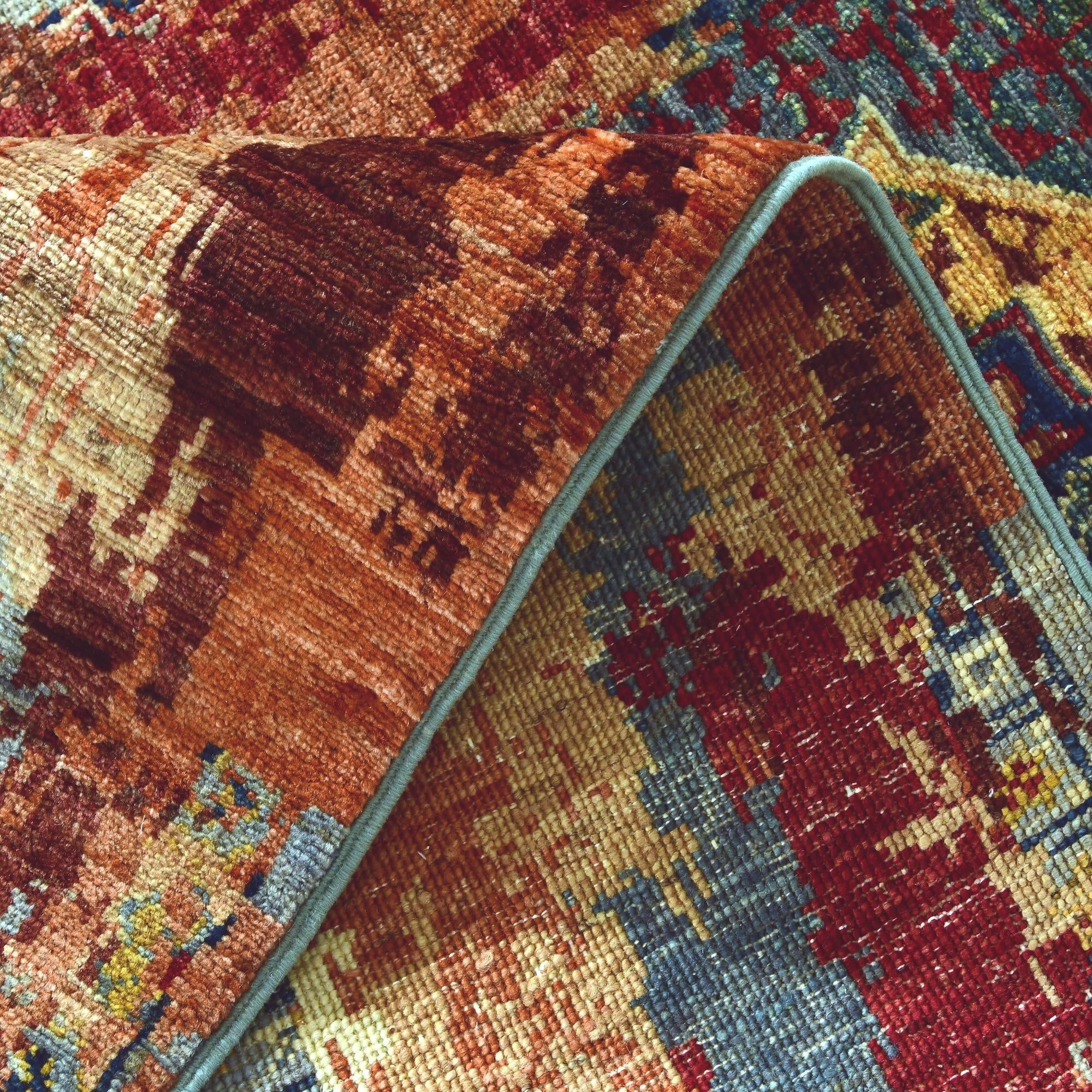 2' 10 x 9' 11 Hand Knotted Mamluk Ziegler Runner Rug
