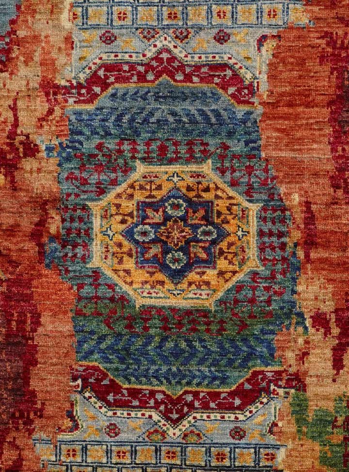 2' 10 x 9' 11 Hand Knotted Mamluk Ziegler Runner Rug