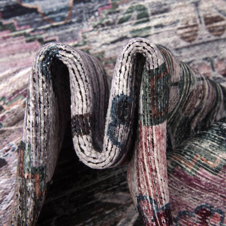 Detail image of 2' x 6' Washable Mangata Runner Rug