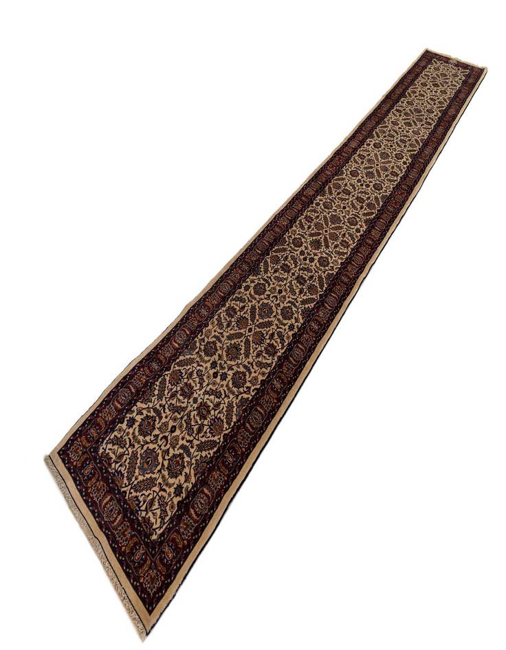 Detail image of 3' 4 x 18' 11 Mashad Runner Rug