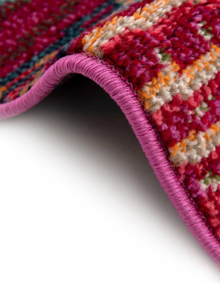 Detail image of 2' 2 x 6' 9 Washable Mesa Runner Rug